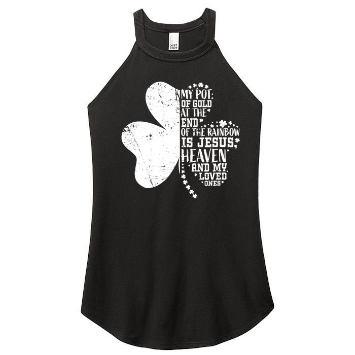 Christian St Patricks Day Wo Religious Women's Perfect Tri Rocker Tank