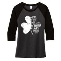 Christian St Patricks Day Wo Religious Women's Tri-Blend 3/4-Sleeve Raglan Shirt