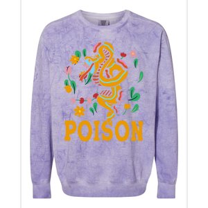 Cobra Snake Poisonous Serpents Lover Snake Handler Colorblast Crewneck Sweatshirt