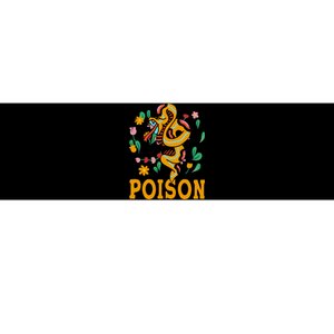 Cobra Snake Poisonous Serpents Lover Snake Handler Bumper Sticker