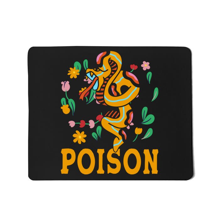 Cobra Snake Poisonous Serpents Lover Snake Handler Mousepad