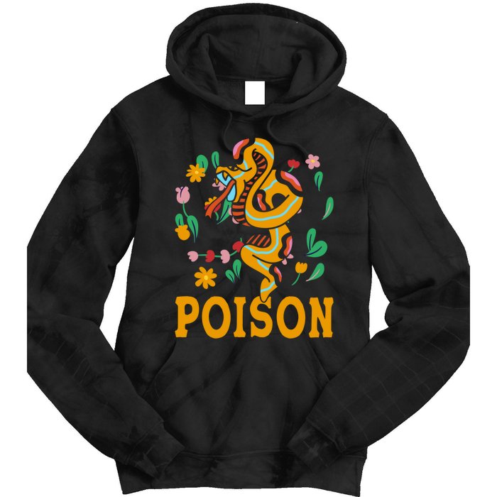 Cobra Snake Poisonous Serpents Lover Snake Handler Tie Dye Hoodie