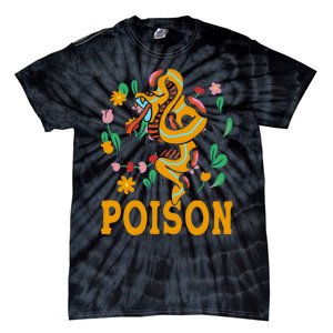 Cobra Snake Poisonous Serpents Lover Snake Handler Tie-Dye T-Shirt