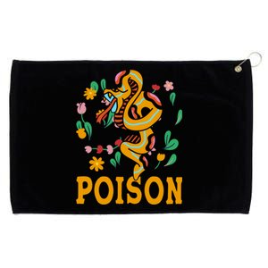 Cobra Snake Poisonous Serpents Lover Snake Handler Grommeted Golf Towel