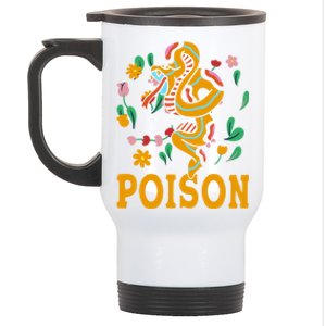 Cobra Snake Poisonous Serpents Lover Snake Handler Stainless Steel Travel Mug