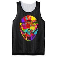 Color Splash Paintball Mask Paintballer Paintballing Mesh Reversible Basketball Jersey Tank