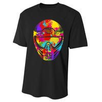 Color Splash Paintball Mask Paintballer Paintballing Performance Sprint T-Shirt