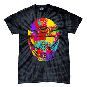 Color Splash Paintball Mask Paintballer Paintballing Tie-Dye T-Shirt