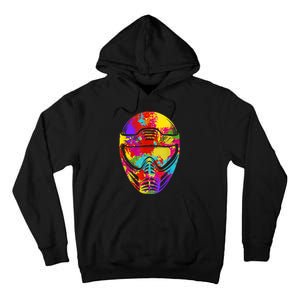 Color Splash Paintball Mask Paintballer Paintballing Tall Hoodie