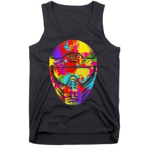 Color Splash Paintball Mask Paintballer Paintballing Tank Top