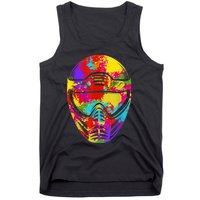 Color Splash Paintball Mask Paintballer Paintballing Tank Top