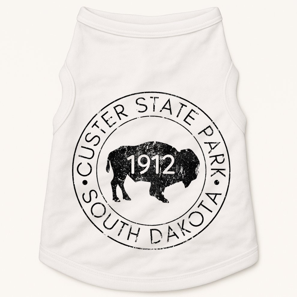 Custer State Park South Dakota Buffalo Hiking Travel Doggie Tank