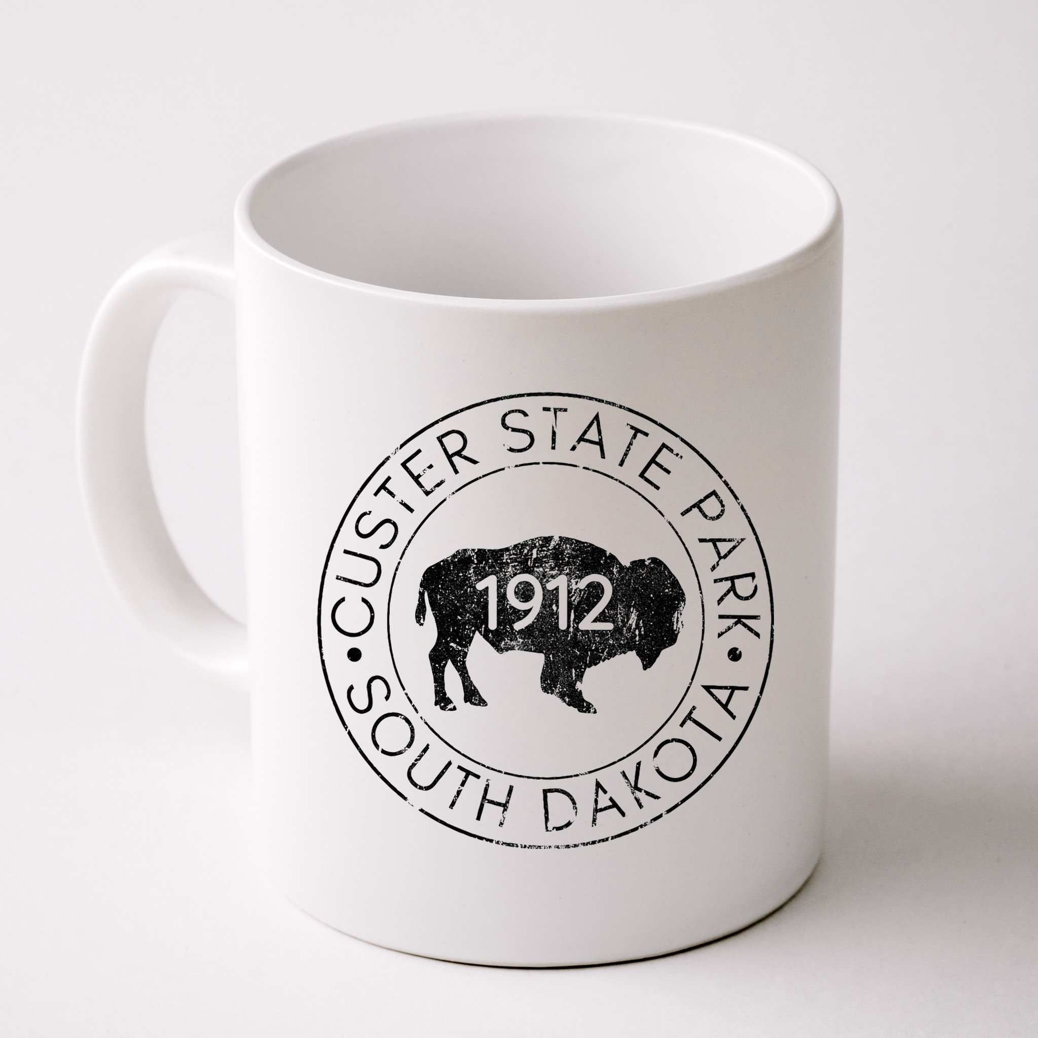 Custer State Park South Dakota Buffalo Hiking Travel Mug