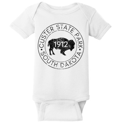 Custer State Park South Dakota Buffalo Hiking Travel Baby Bodysuit