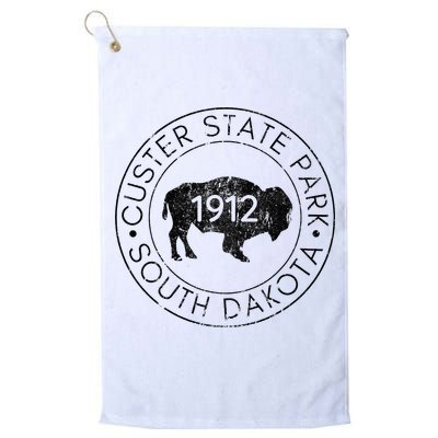Custer State Park South Dakota Buffalo Hiking Travel Golf Towel