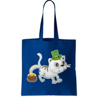 Cat St Patrick's Day Cat Lovers Leprechaun Lucky Irish Green Gift Tote Bag