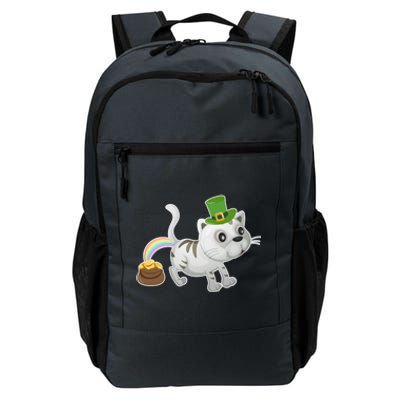 Cat St Patrick's Day Cat Lovers Leprechaun Lucky Irish Green Gift Daily Commute Backpack