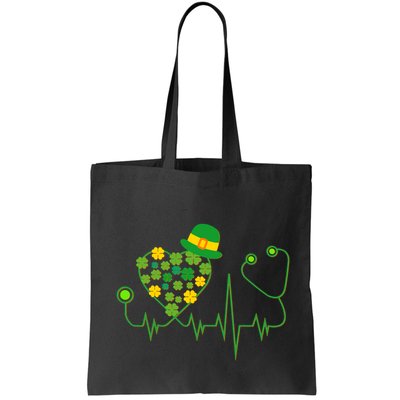 Cute St Patricks Day Lucky Shamrock Clover Stethoscope Bag