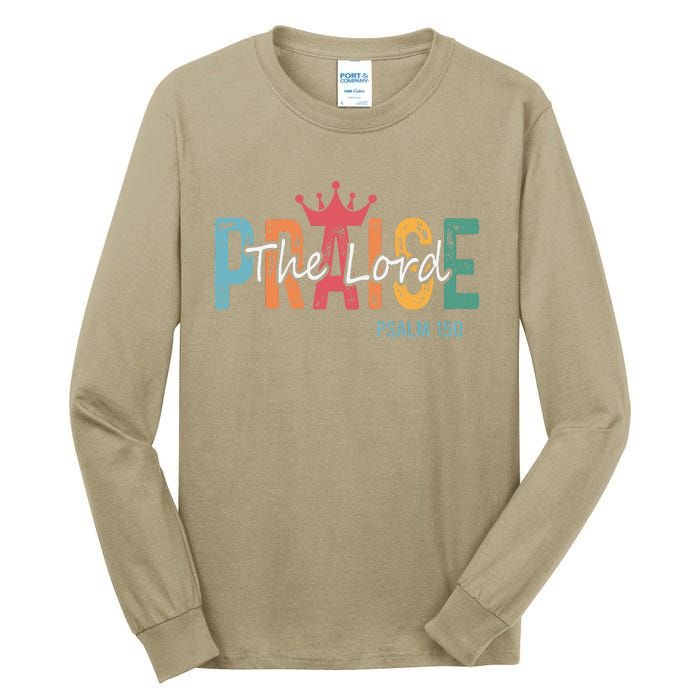 Christian Saying Praise The Lord Jesus God Faith Bible Tall Long Sleeve T-Shirt