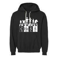 Chess Sets Periodic Table Elements Garment-Dyed Fleece Hoodie
