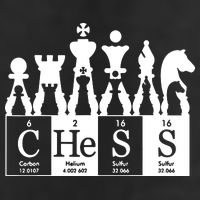 Chess Sets Periodic Table Elements Garment-Dyed Fleece Hoodie