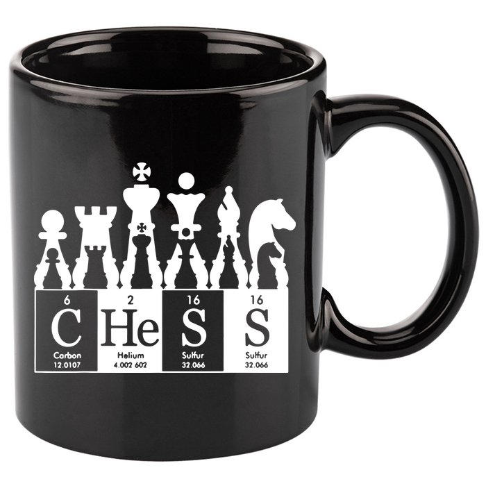 Chess Sets Periodic Table Elements 11oz C Handle Ceramic Mug
