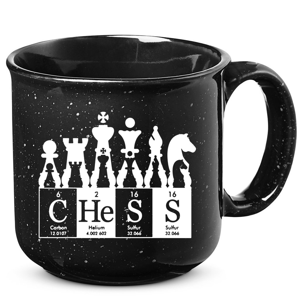 Chess Sets Periodic Table Elements 15oz Campfire Ceramic Mug