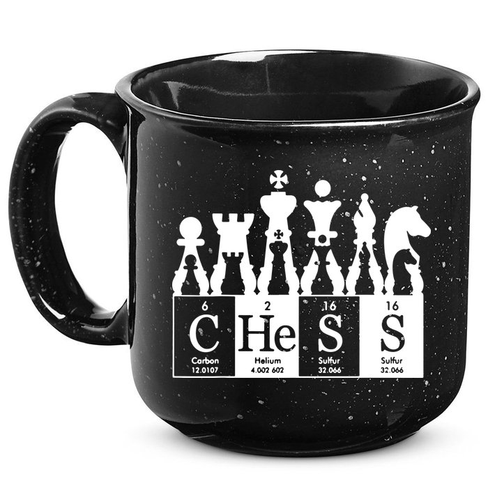 Chess Sets Periodic Table Elements 15oz Campfire Ceramic Mug