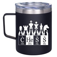 Chess Sets Periodic Table Elements 12oz Stainless Steel Coffee Mug