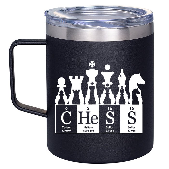Chess Sets Periodic Table Elements 12oz Stainless Steel Coffee Mug