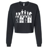 Chess Sets Periodic Table Elements Cropped Pullover Crew