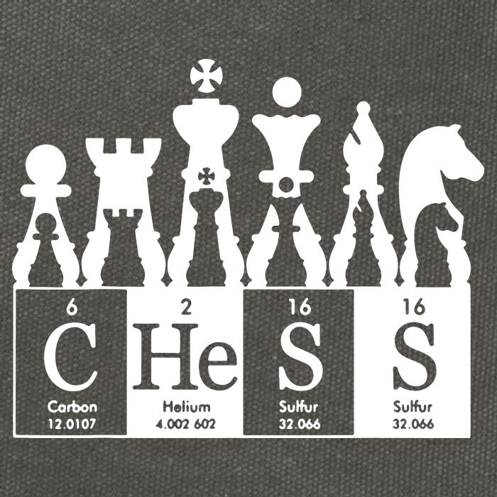 Chess Sets Periodic Table Elements Cotton Canvas Backpack