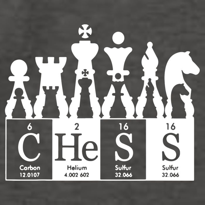 Chess Sets Periodic Table Elements Vector Backpack