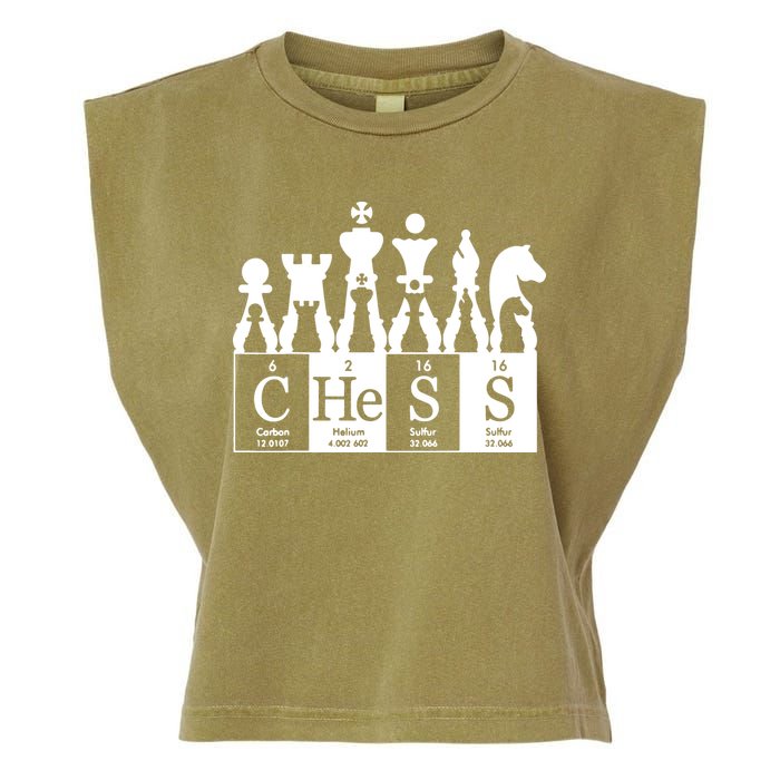 Chess Sets Periodic Table Elements Garment-Dyed Women's Muscle Tee