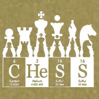Chess Sets Periodic Table Elements Garment-Dyed Women's Muscle Tee