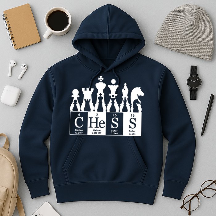 Chess Sets Periodic Table Elements Hoodie
