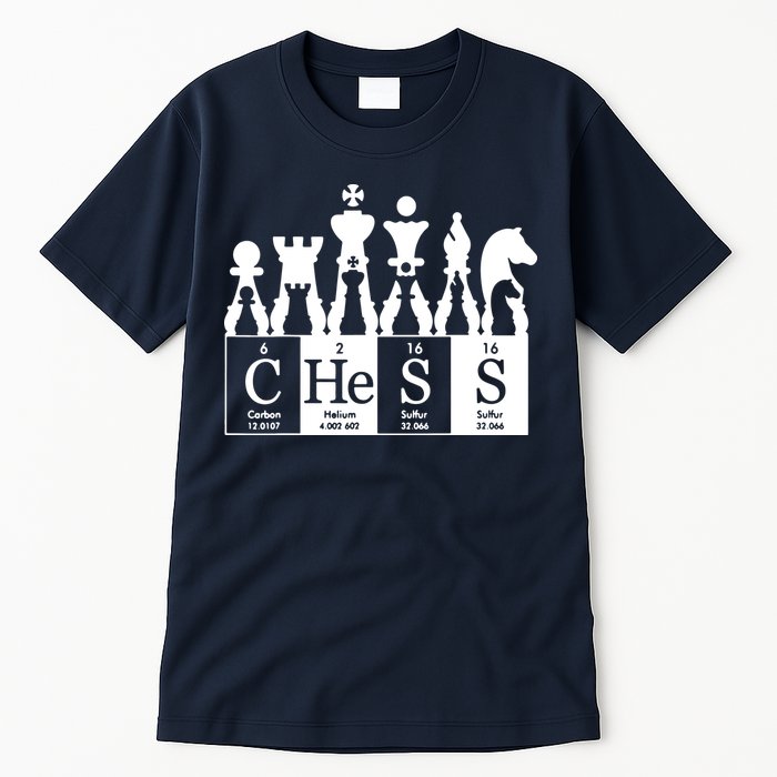 Chess Sets Periodic Table Elements Tall T-Shirt