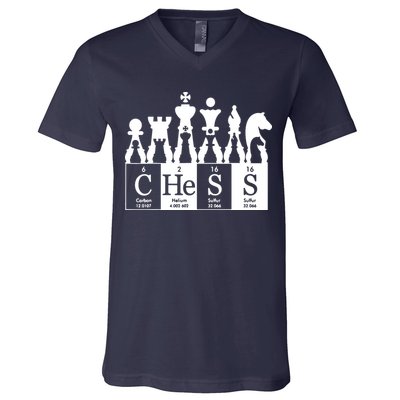 Chess Sets Periodic Table Elements V-Neck T-Shirt