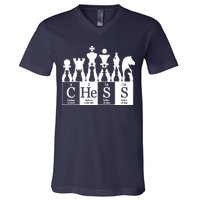 Chess Sets Periodic Table Elements V-Neck T-Shirt