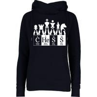 Chess Sets Periodic Table Elements Womens Funnel Neck Pullover Hood