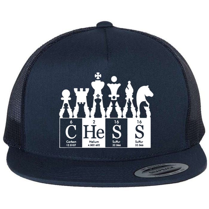 Chess Sets Periodic Table Elements Flat Bill Trucker Hat