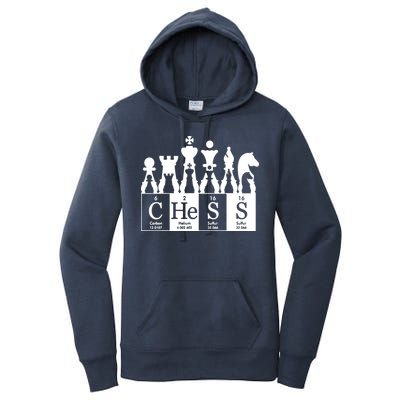 Chess Sets Periodic Table Elements Women's Pullover Hoodie