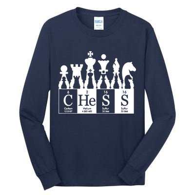 Chess Sets Periodic Table Elements Tall Long Sleeve T-Shirt