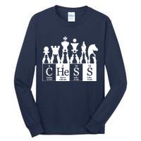 Chess Sets Periodic Table Elements Tall Long Sleeve T-Shirt