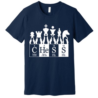 Chess Sets Periodic Table Elements Premium T-Shirt