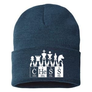 Chess Sets Periodic Table Elements Sustainable Knit Beanie