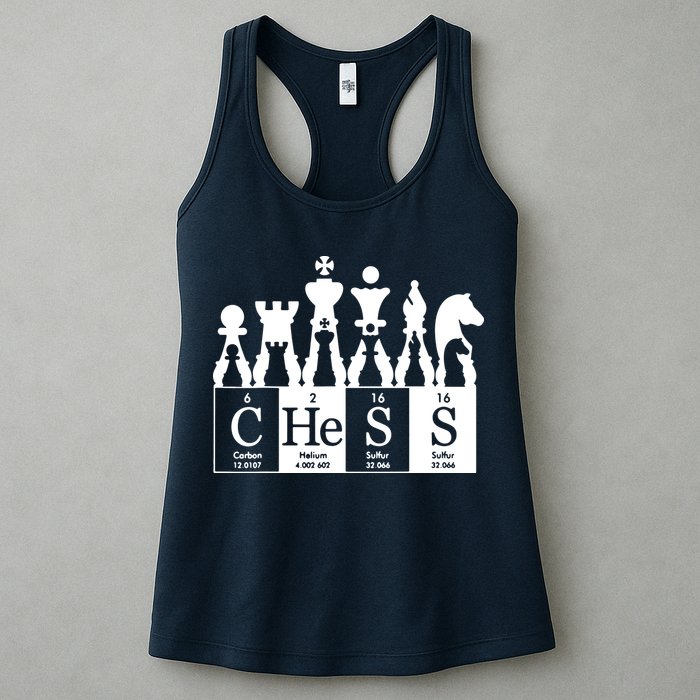 Chess Sets Periodic Table Elements Womens Tank Top