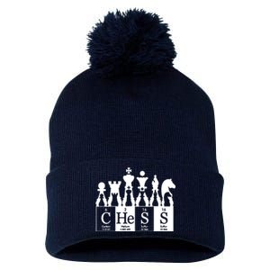 Chess Sets Periodic Table Elements Pom Pom 12in Knit Beanie