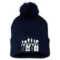 Chess Sets Periodic Table Elements Pom Pom 12in Knit Beanie