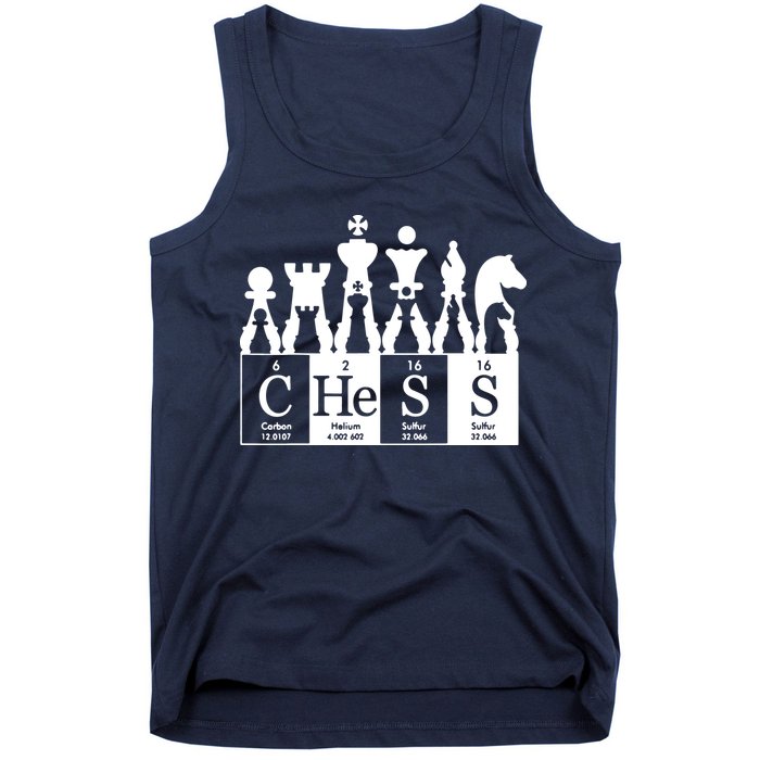 Chess Sets Periodic Table Elements Tank Top